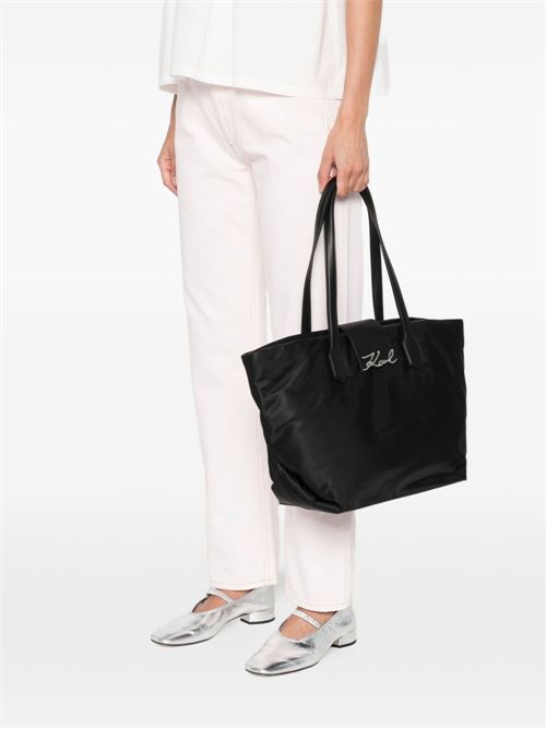 Borsa donna tote nera Karl Lagerfeld | A3W30029994